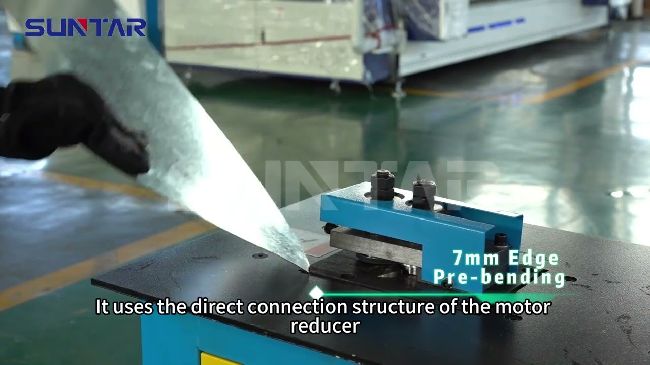 SUNTAY| Elbow Lock Forming Machine for the processing of galvanized sheet elbows below 1.5mm