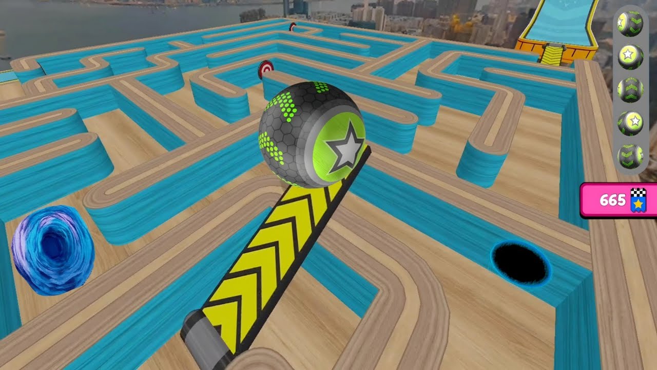 going balls – level 74 jump pads and drops: high risk, high reward!