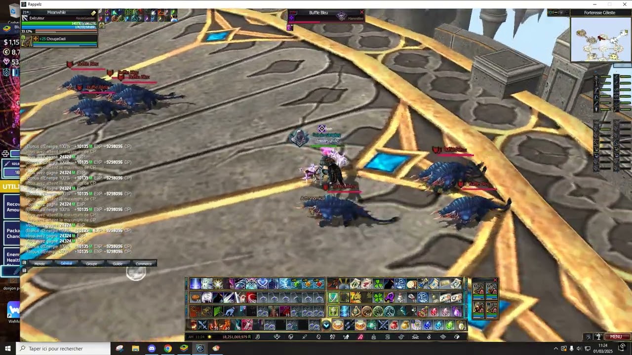 [Rappelz] Level 214 slayer grilling buffalos for dinner