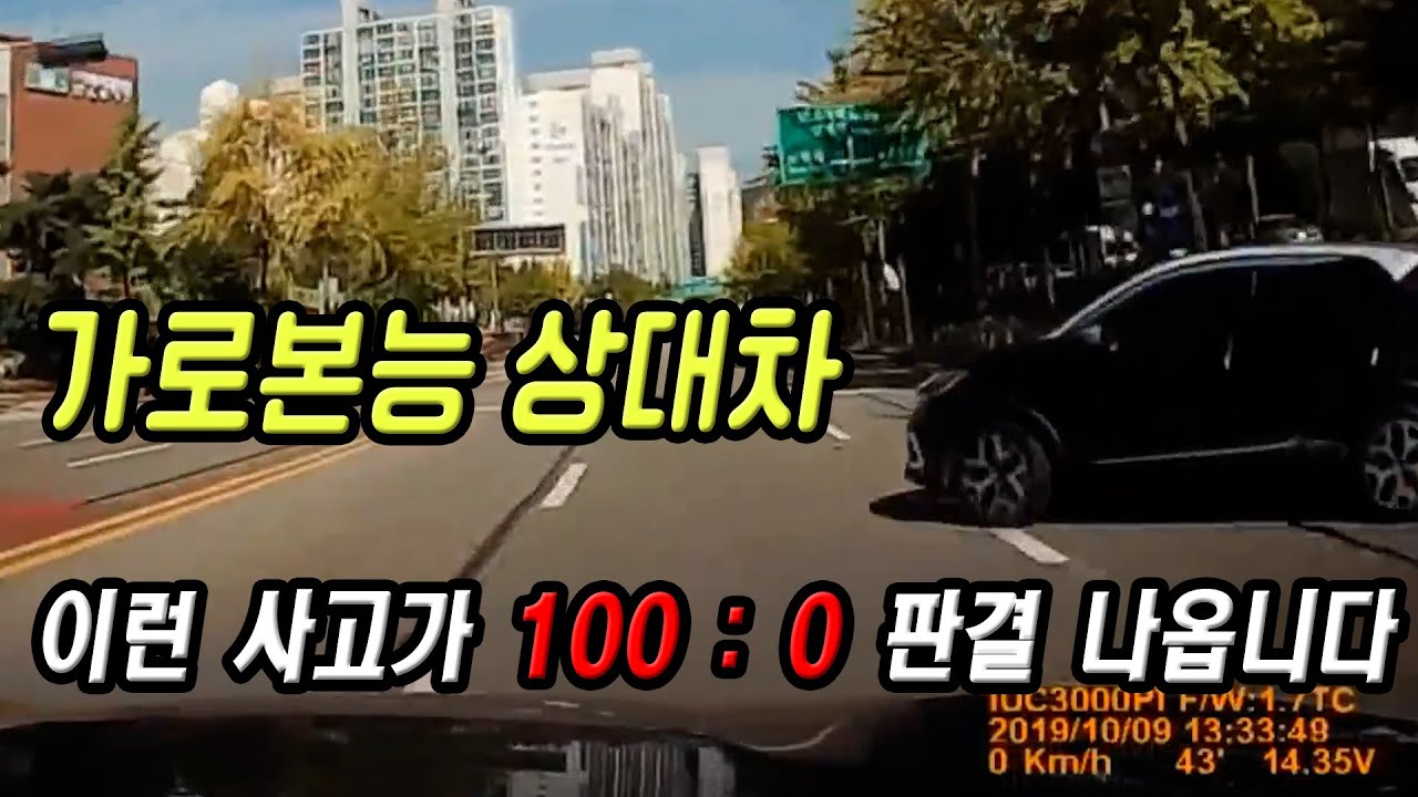 12241회. 이런사고는 100 대 0 이 옳습니다