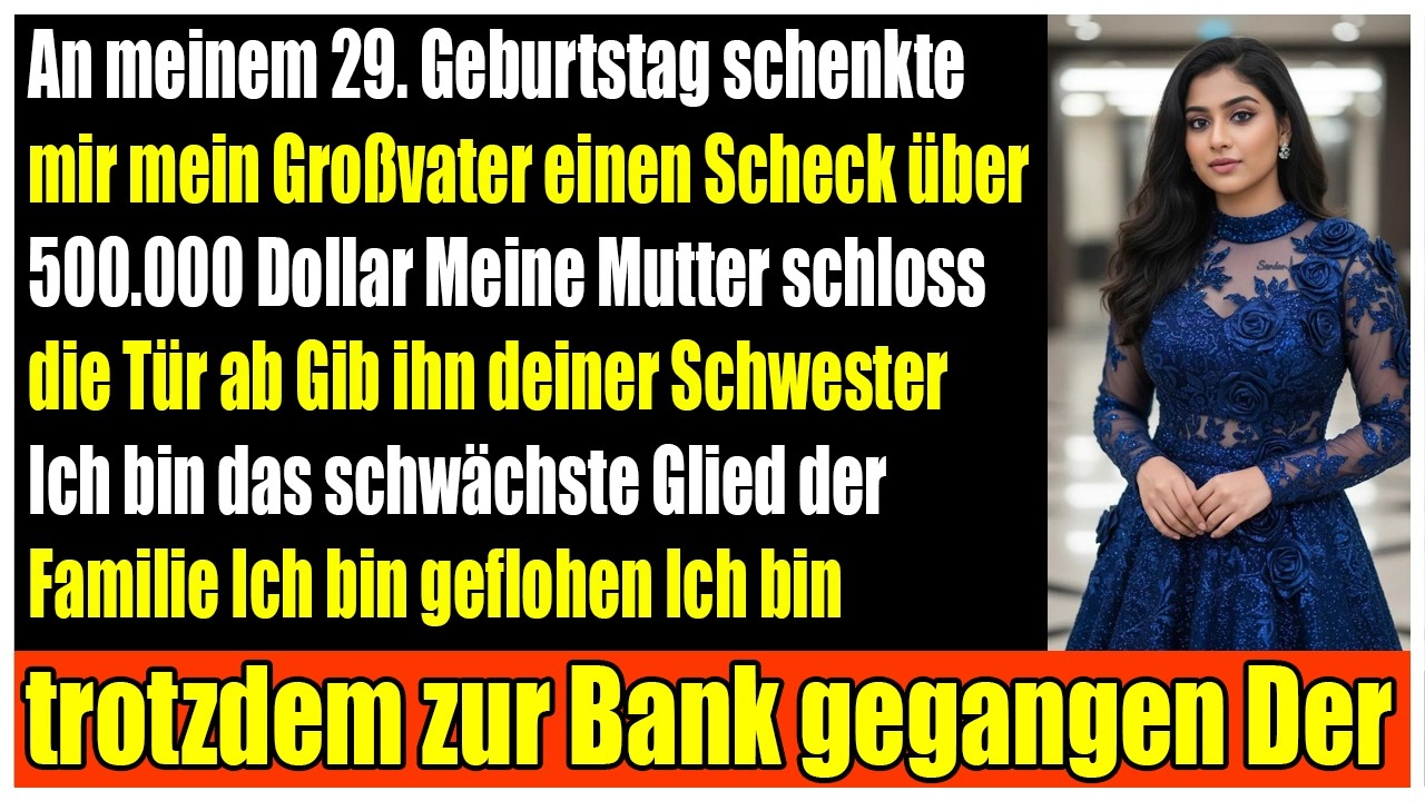 Unterschreib, sonst rufen wir die Polizei! Meine Eltern haben versucht, meine Erbschaft von Opa
