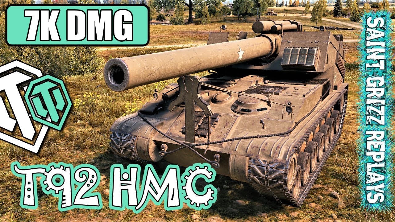 WoT T92 HMC Gameplay &diams; Outstanding 7k Dmg &diams; SPG Arty Review