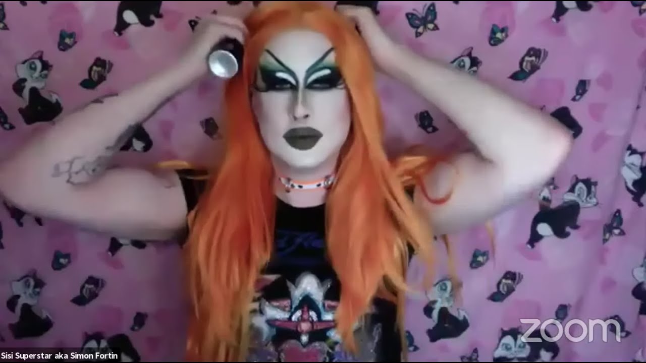Drag makeup with Sisi Superstar! / Session maquillage drag avec Sisi Superstar!