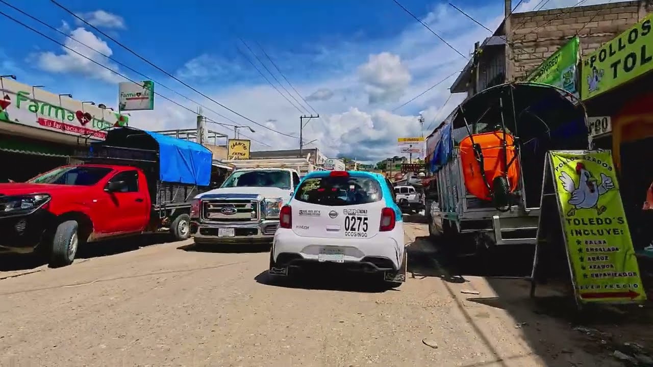 Bienvenidos a Ocosingo Chiapas Recorrido Bambu a Jatate 4K - HDR+