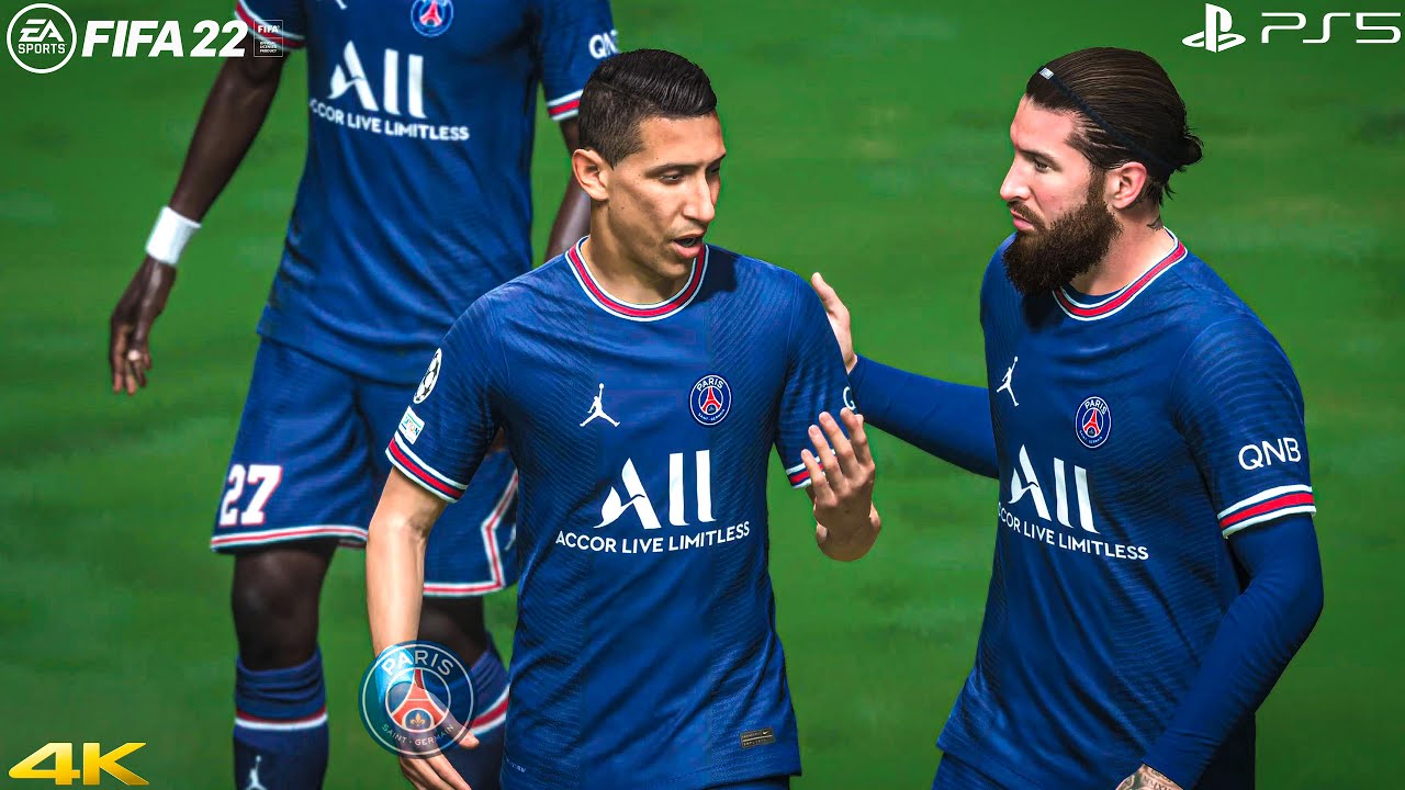 FIFA 22 - PSG Vs Manchester United | UEFA Champions League | PS5 4K Gameplay & Full match