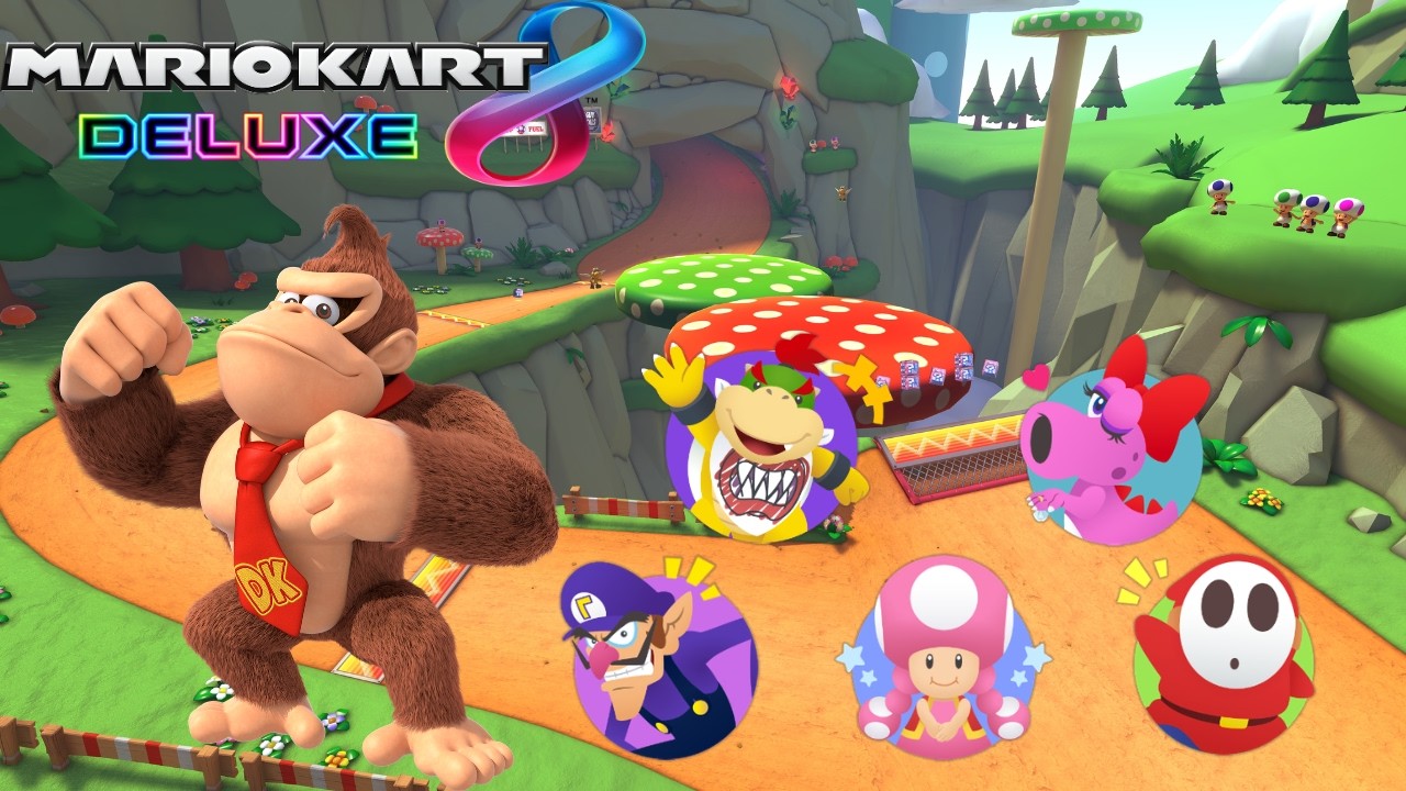Mario Kart 8 Deluxe - 150cc Random Races w/ Donkey Kong