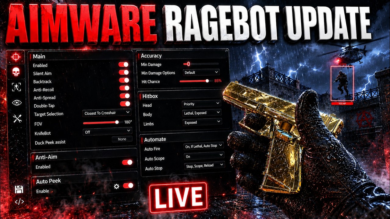 🔴 РЕЙДЖ-ЧИТИНГ С AIMWARE.NET