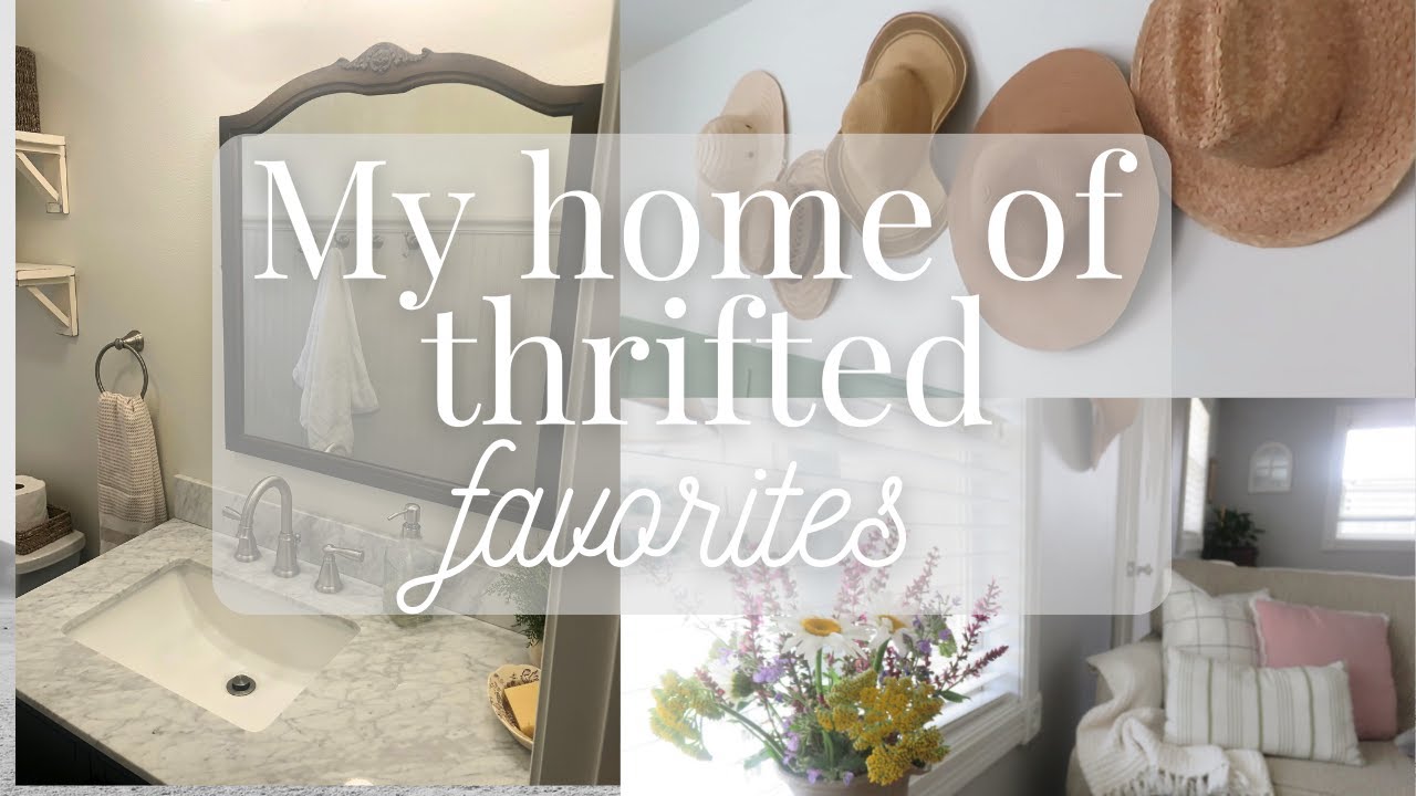 FAVORITE THRIFTED PIECES IN MY SMALL HOME | Walk around my house with me