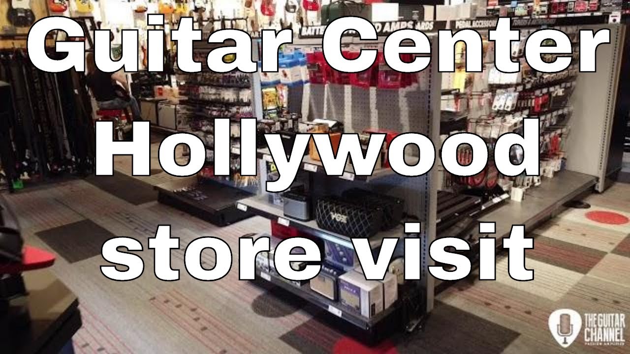 Guitar Center store in Hollywood - Los Angeles - Guitar Store Visit
