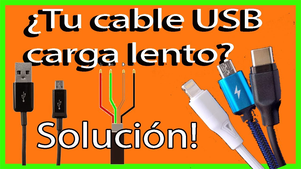 MEJORAR EL CABLE USB | &iquest;cable USB carga lento? mejorar velocidad de carga del celular
