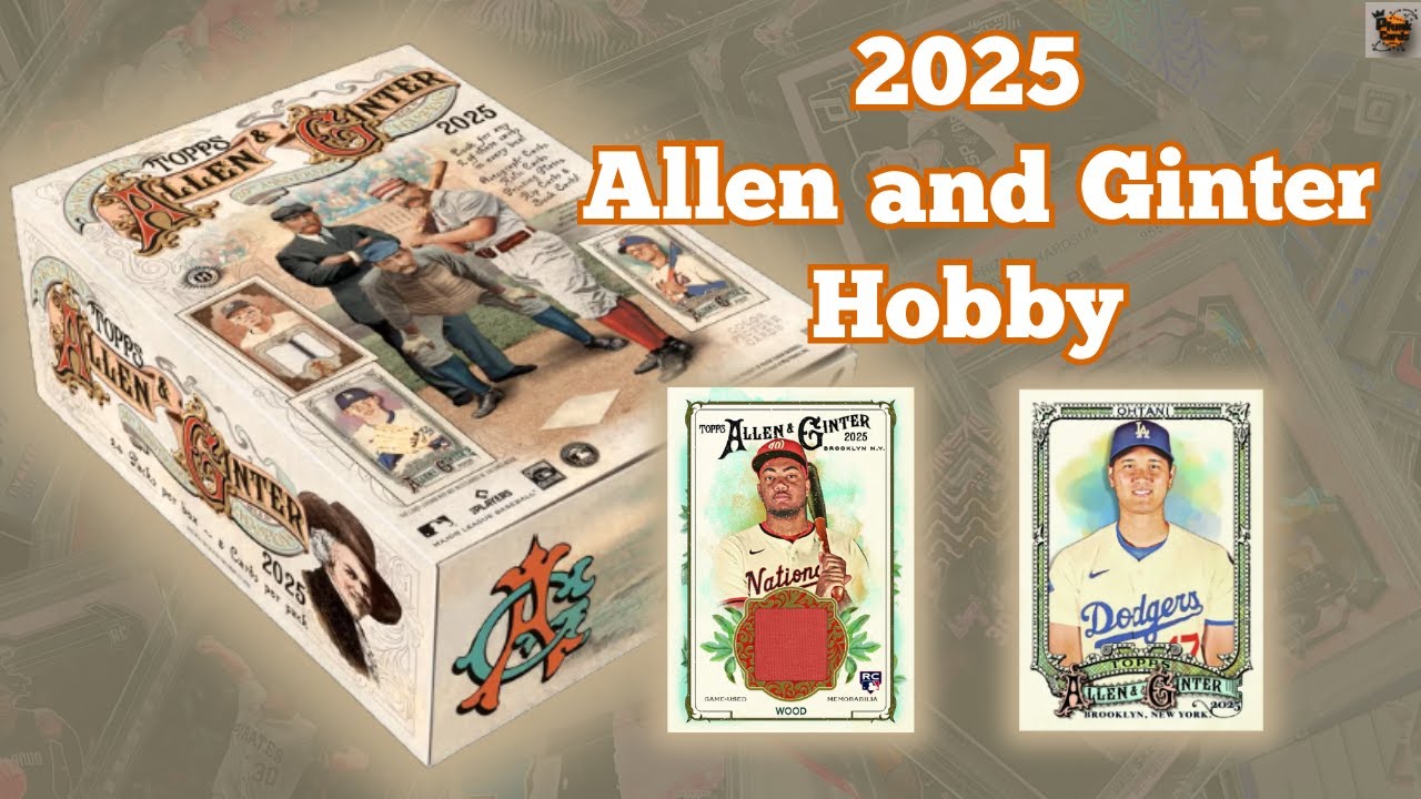 Набор Allen & Ginter Hobby Box 2025 года 🔥🚨 Никогда не знаешь, что тебе выпадет…