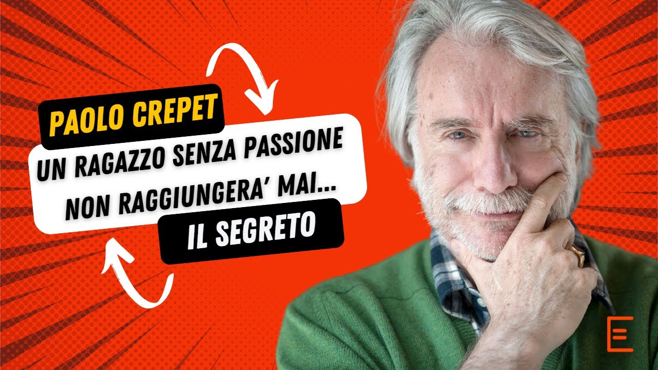 🟠COME MOTIVARE UN RAGAZZO - PAOLO CREPET🟠