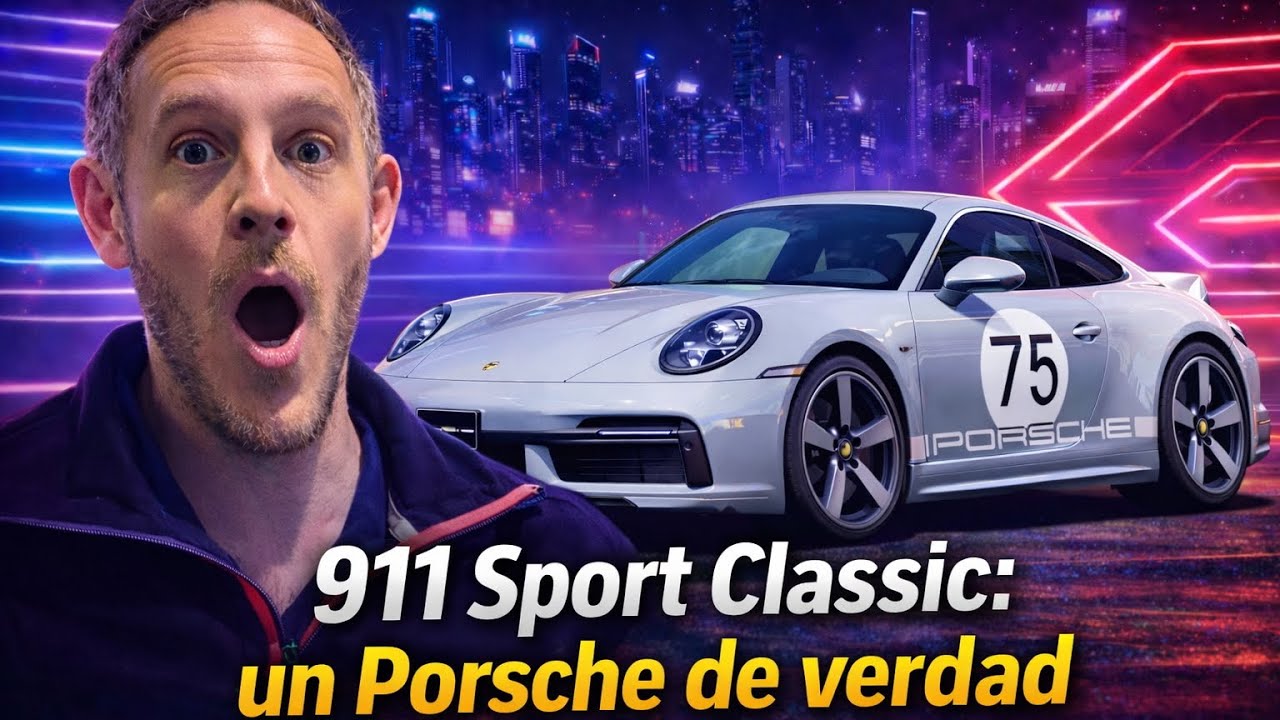 911 Sport Classic: 543 hp, tracción trasera y MANUAL