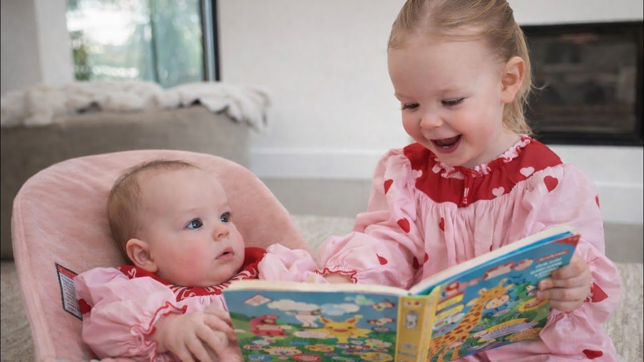 OHH MY SWEET ELLIE IS SO EXCITED SHE RANDOMLY DECIDED TO START READING BOOKS TO SUTTON AT THE END👀😍
