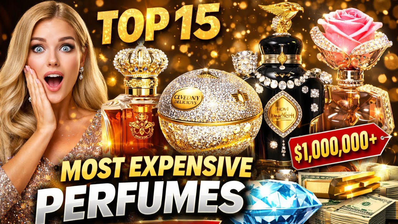 These Perfumes Cost More Than Supercars 🤯 Top 15 Most Expensive in the World