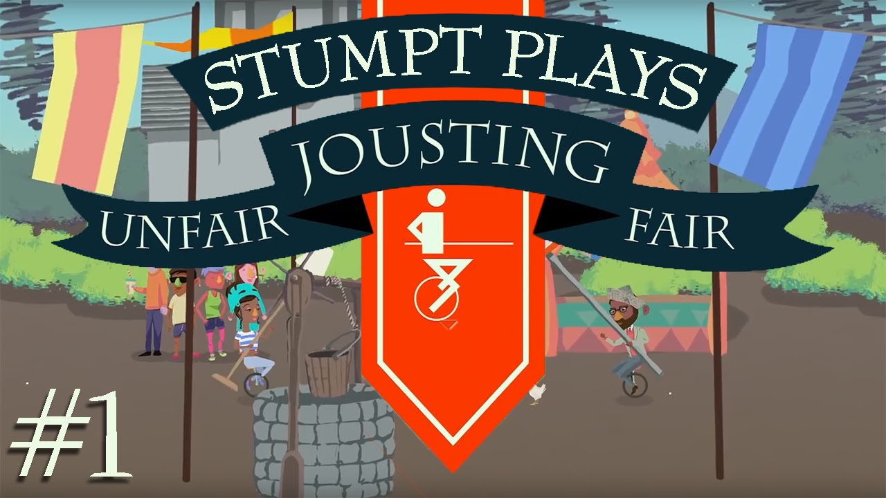 Stumpt Plays - Unfair Jousting Fair - #1 - Squeaky Hammer Battle (Mutliplayer Gameplay)