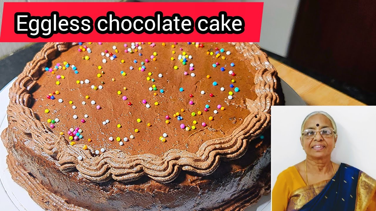 Eggless chocolate cake recipe||How to make chocolate cake without eggs||easy chocolate moist cake
