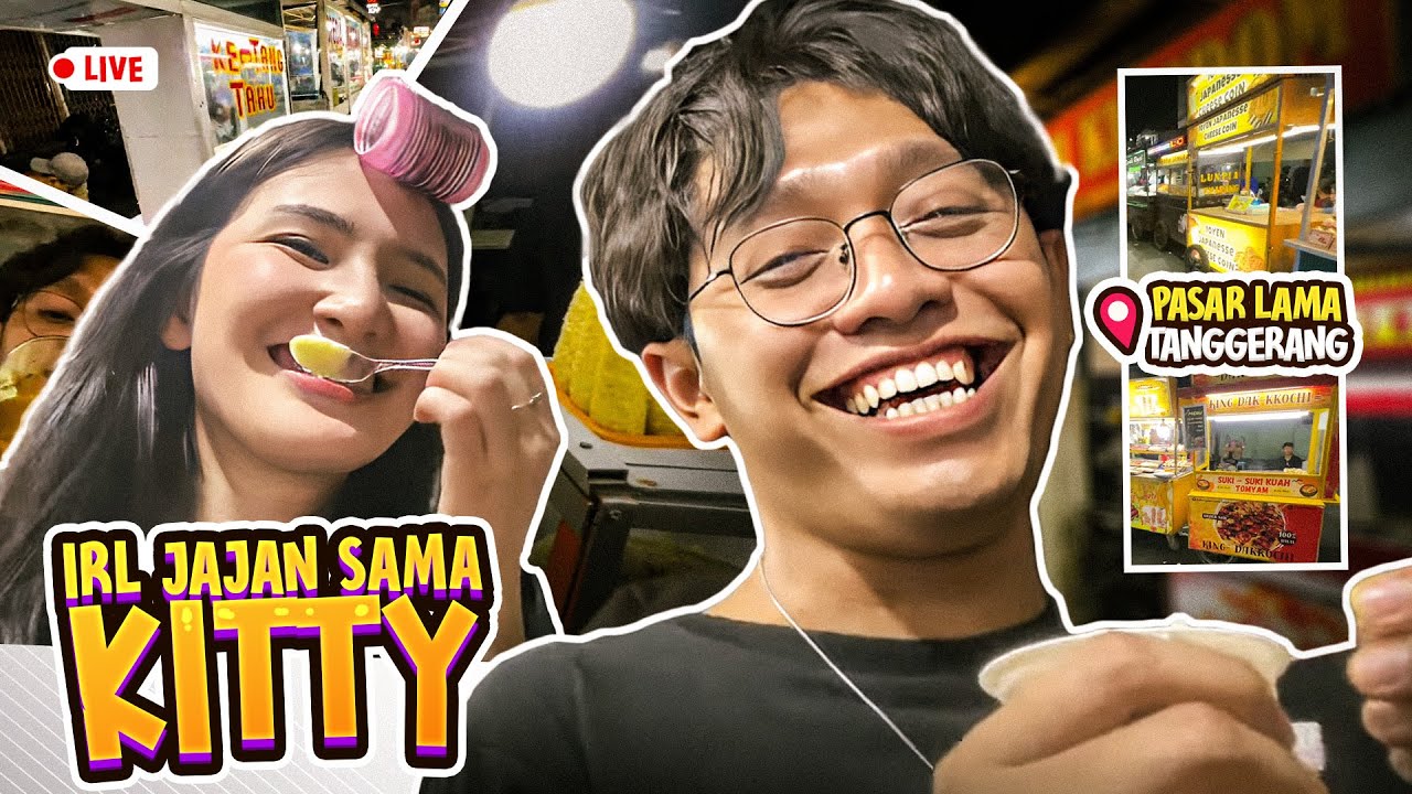 JAJAN SAMA KITTY DI PASAR LAMA.