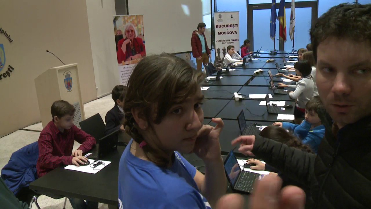 Junior Şah Online Bucureşti - Moscova 28.11.2016
