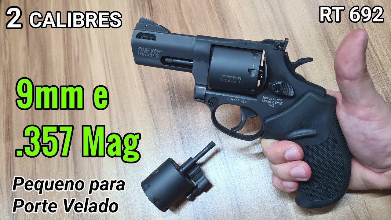 Revólver 9mm e 357 Magnum para Porte, Vale a Pena? Teste e Opinião do Novo RT 692 Black 3
