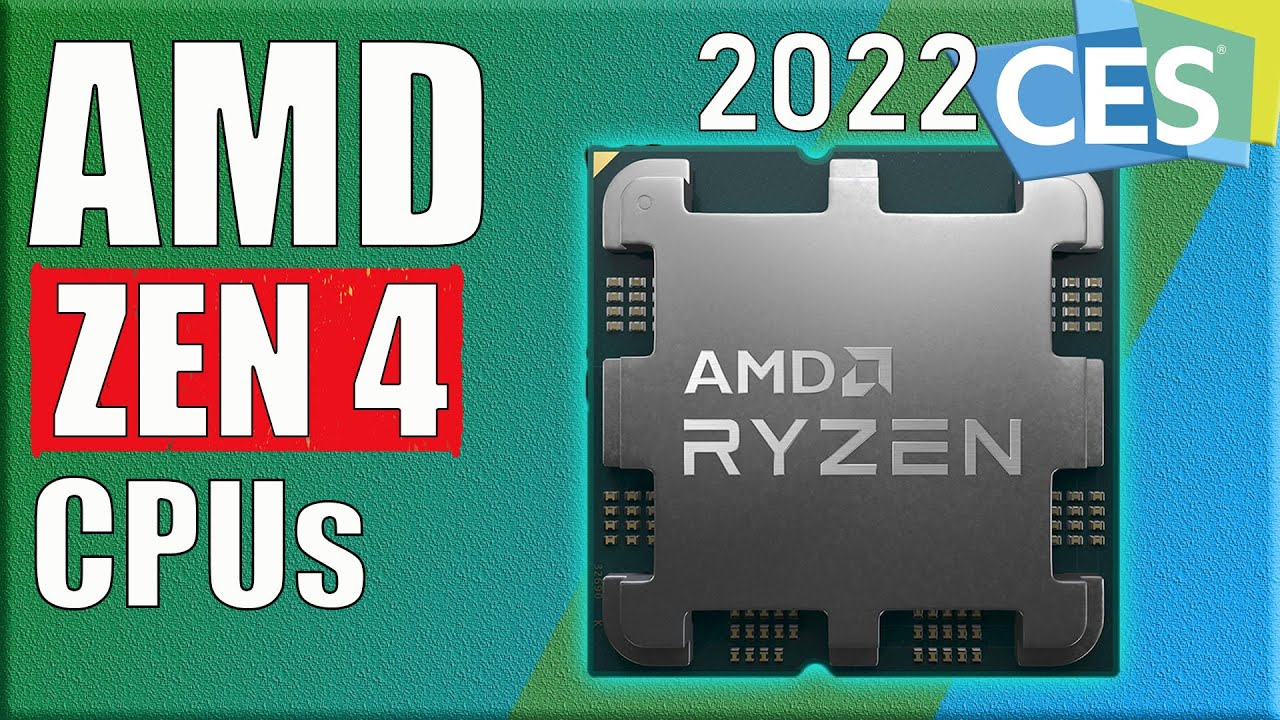 CES 2022 NEW AMD ZEN 4 7000 SERIES PROCESSOR AM5 3D V CACHE