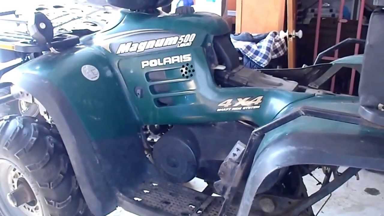 Polaris 1999 magnum 500 rear drive shaft repairs, parts numbers bilingual francais english