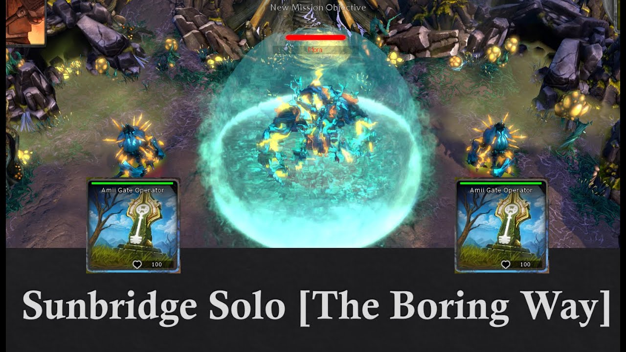 Battleforge/Skylords Reborn Sunbridge Expert solo, the boring way [With Commentary]