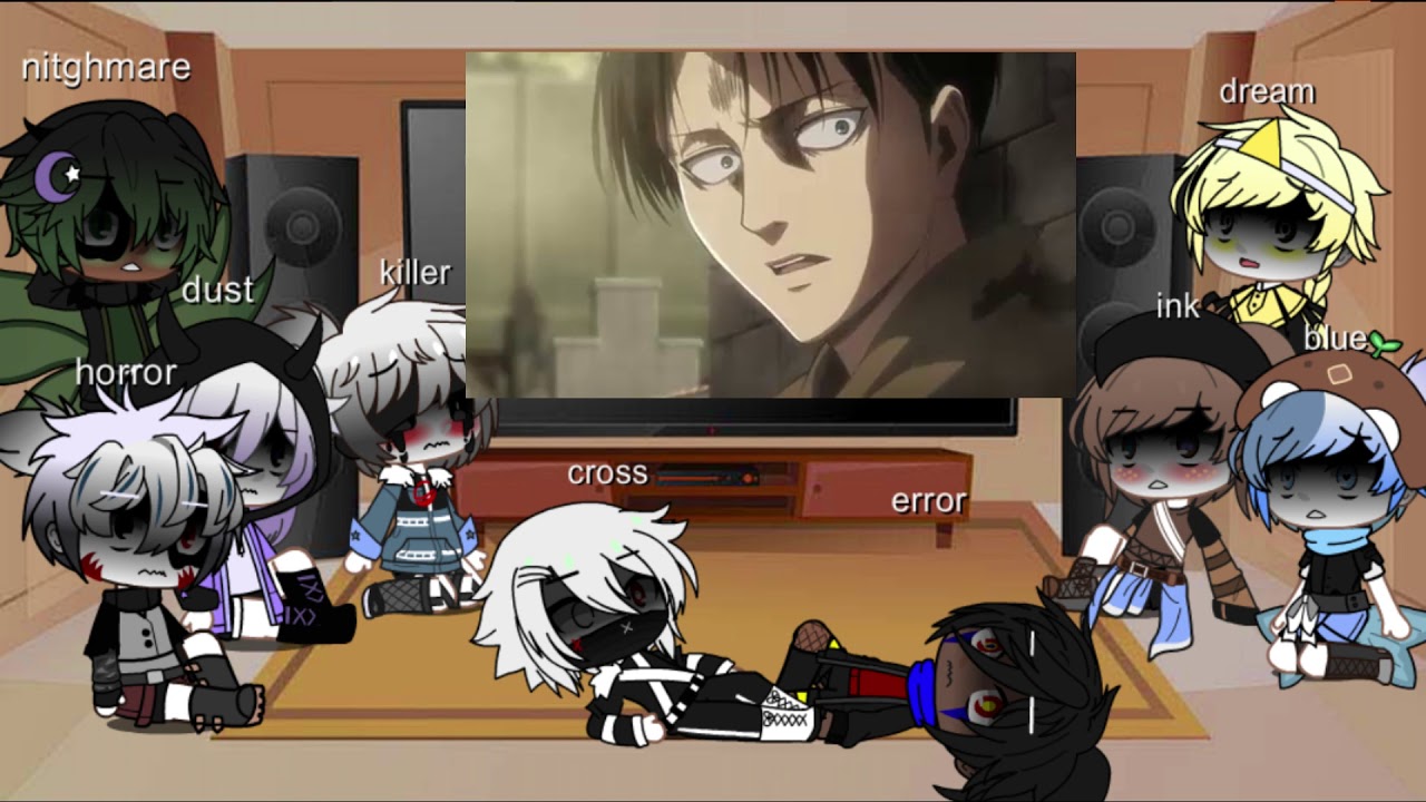 sans au react to anime/sans au reaccionan a anime amv