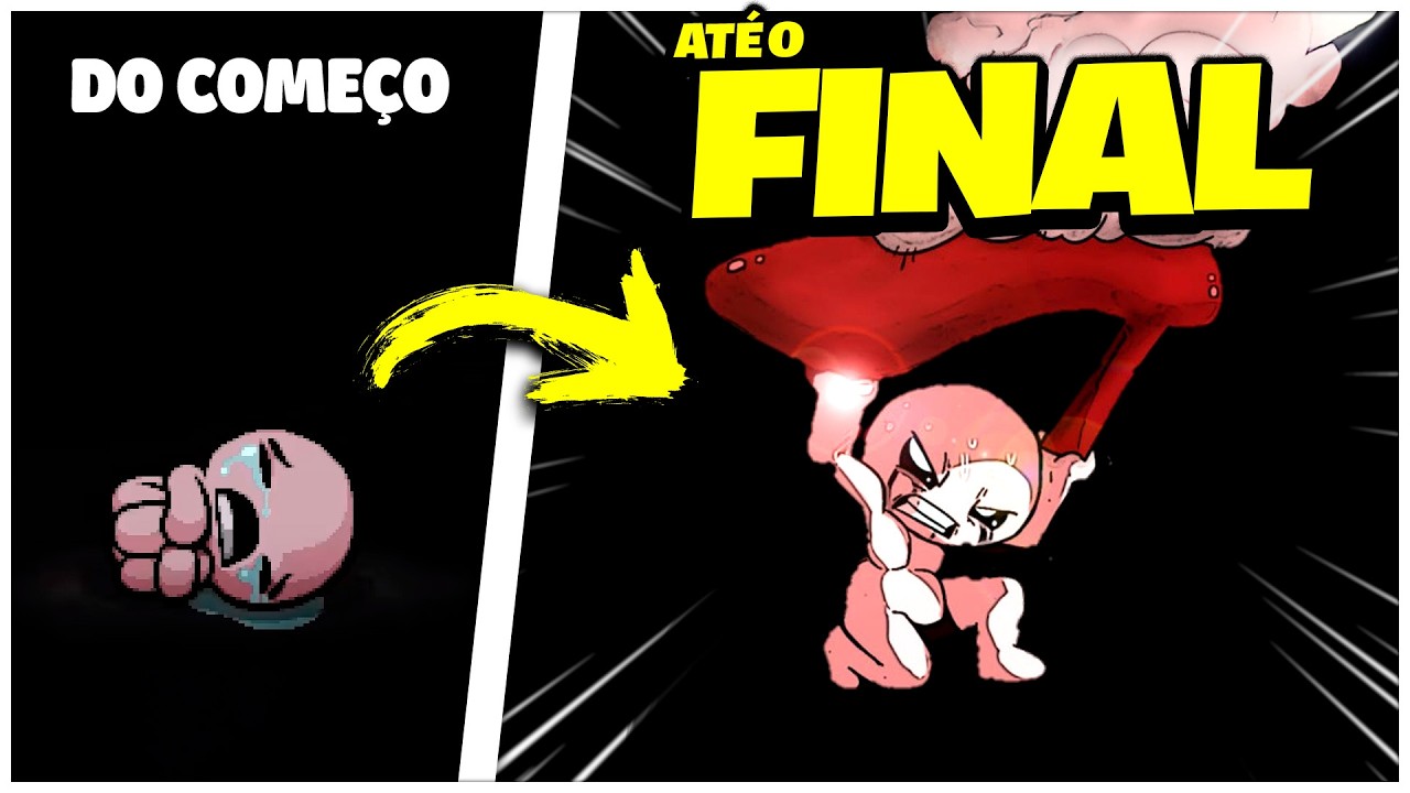DELETEI MEU SAVE PRA FAZER DO 0% AO 100% | The Binding of Isaac: Repentance