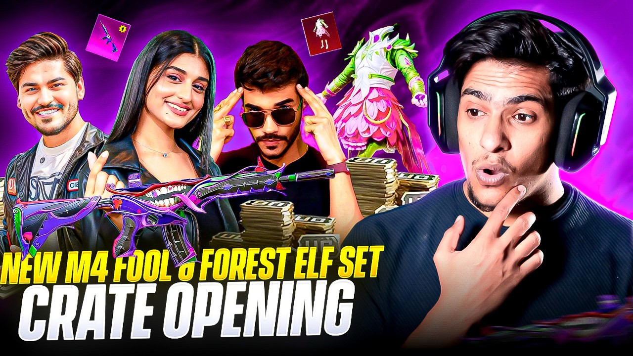 Jonathan's Favourite Forest Elf Set & Fool M4 Crate Opening Ft. @Snax Gaming @PAYAL GAMING