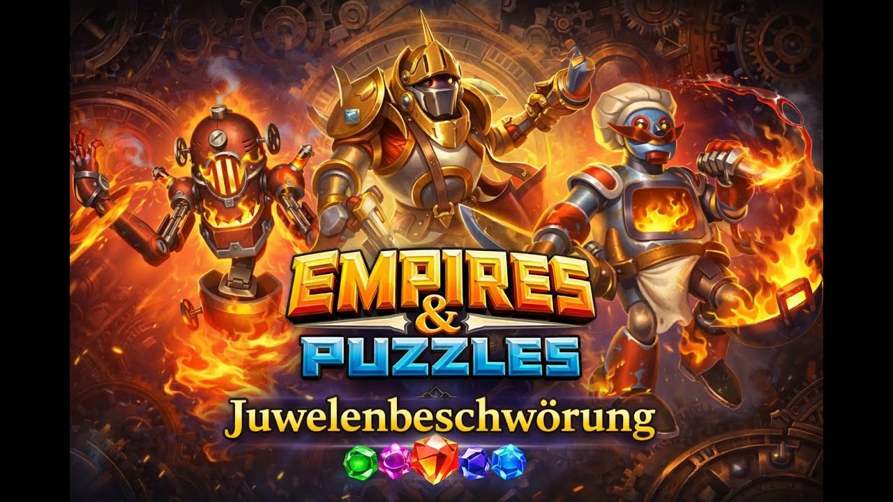 NEUE Helden  |  Brutzelmaschine, Hotspin & Ironvein inkl. Juwelenbeschwörung  |  Empires and Puzzles