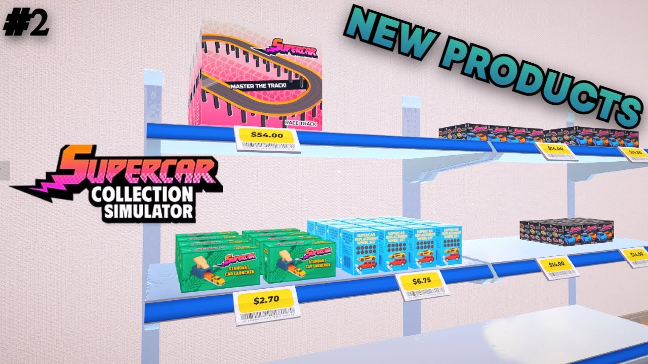 Supercar Collection Simulator - EARLY ACCESS - NEW PRODUCTS!