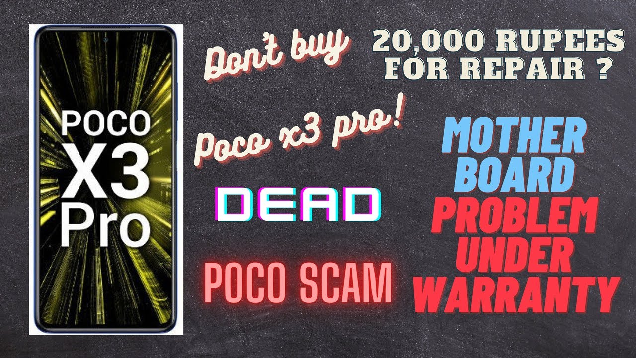 Poco x3 pro Dead 😡 | Service Center Story - Charging 20,000 😱 for Repair Under Warranty