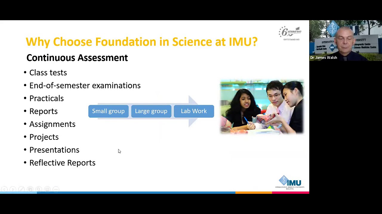 The Principle Pathway to Your Intended Undergraduate Studies - Dr James Walsh