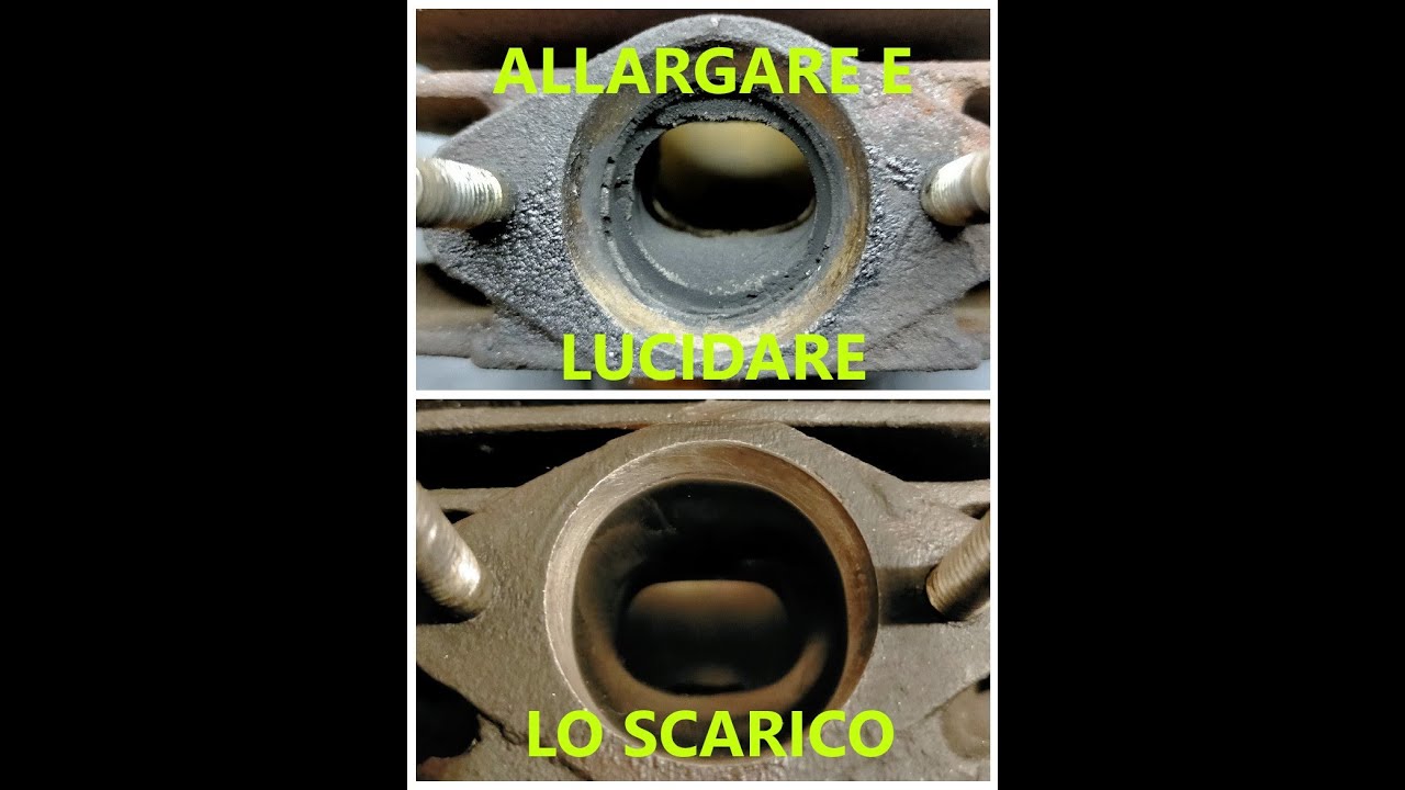come far andare più forte uno scooter con pochi soldi: allargare lo scarico lavorazione scarico