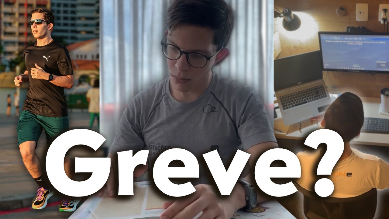 UM DIA DA MINHA ROTINA NA GREVE! | Corrida, UWorld e Anki, Meta-analysis e YouTube!