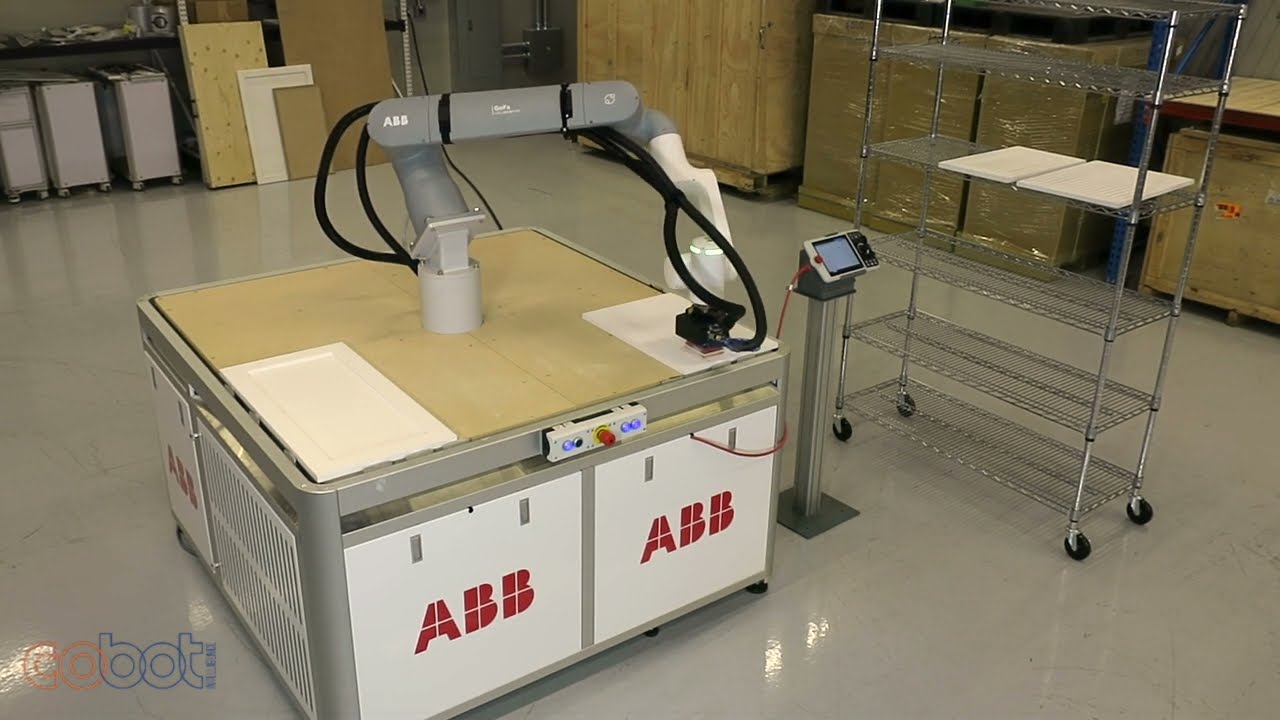 C.I Cabinet Door Sanding Solution partnered with ABB Robotics