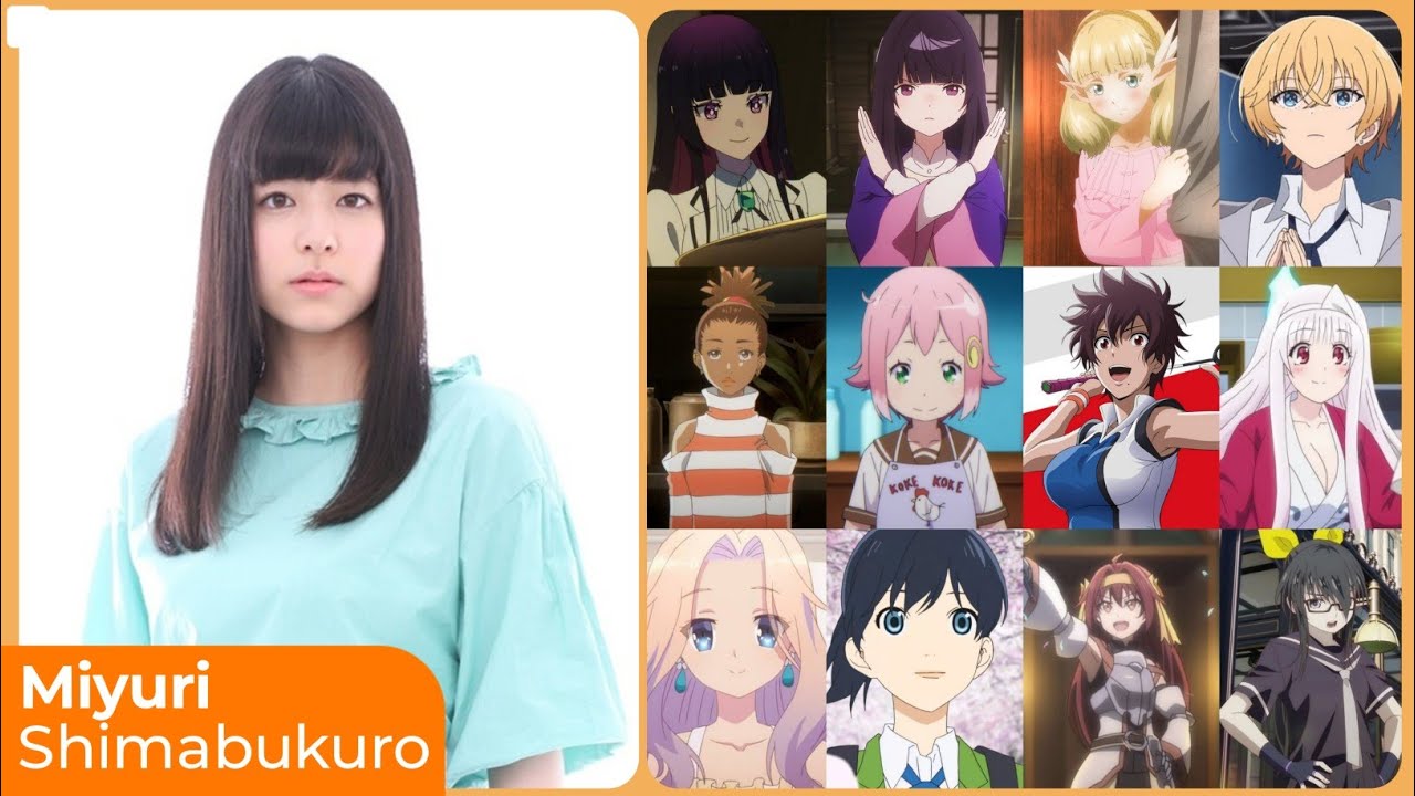 Miyuri Shimabukuro [島袋美由利] Top Same Voice Characters Roles