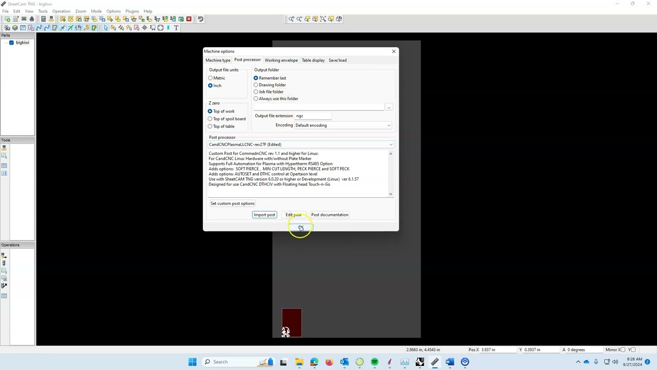 How to set up Sheetcam Software for Plasma Cutting