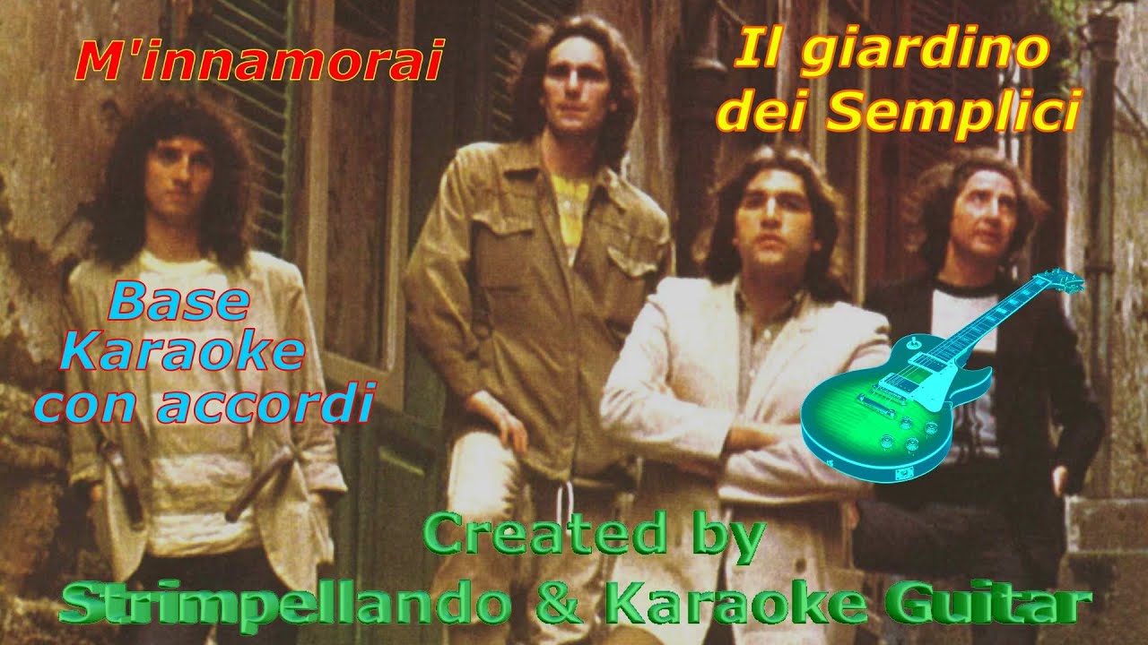 M'innamorai - Il giardino dei semplici  - Base karaoke con accordi (Fair Use)