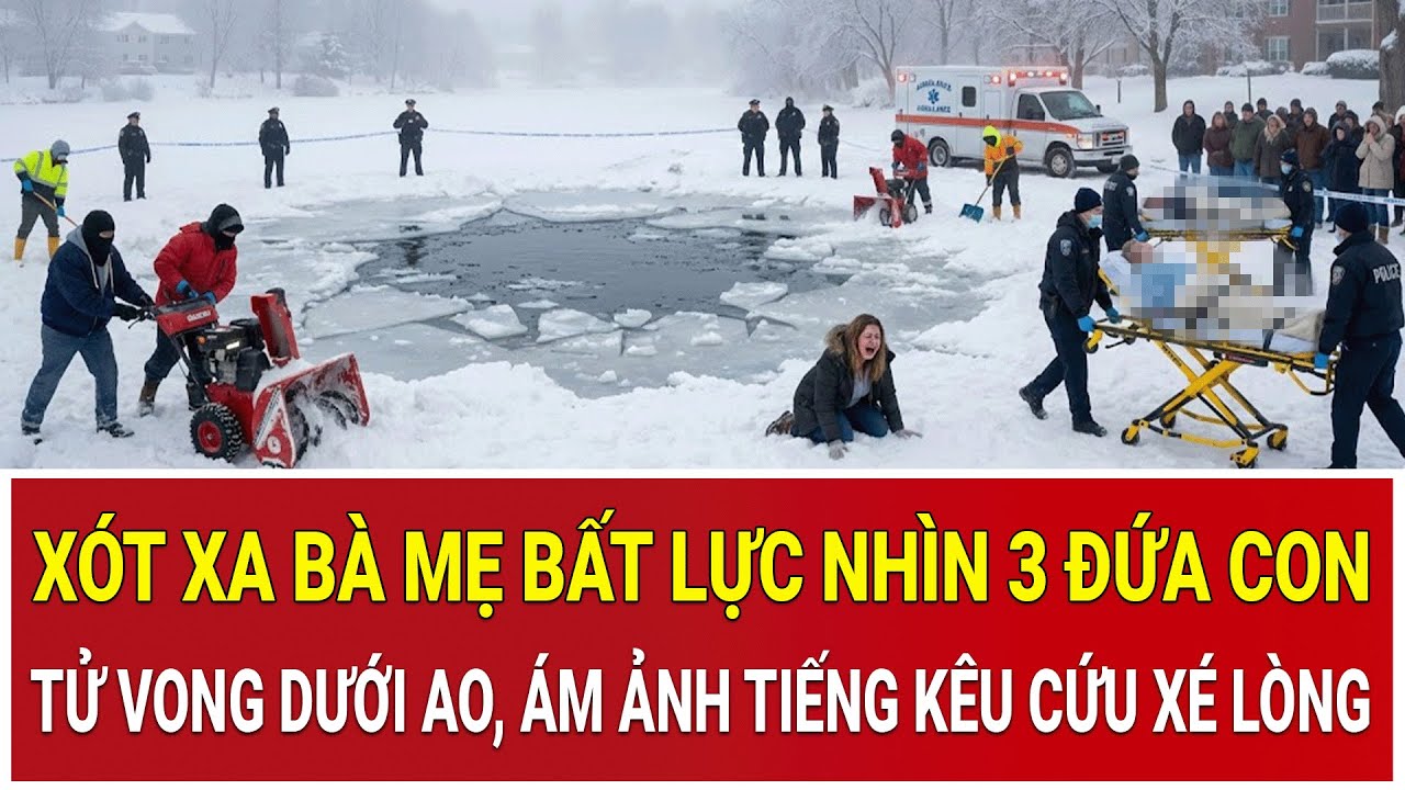 Thời sự nóng 29/1: Xót xa bà mẹ bất lực nhìn 3 đứa con tử vong dưới ao, ám ảnh tiếng kêu cứu xé lòng