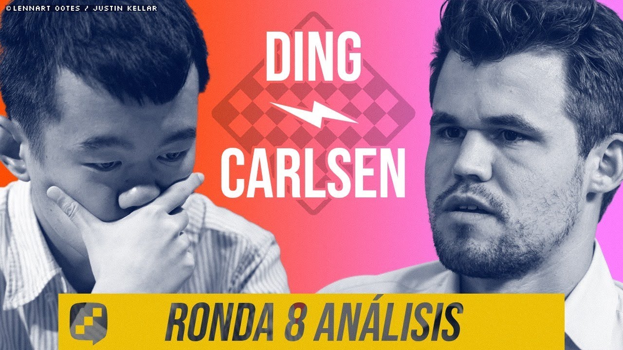 Ding Liren vs Magnus Carlsen (GCT Croacia Rd.8). ¡DE LOCOS!