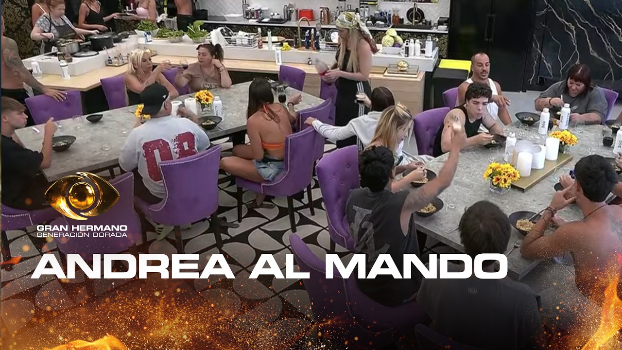 La casa almuerzo lo que cocinó Andrea tras los planteos de la mañana - Gran Hermano 2026