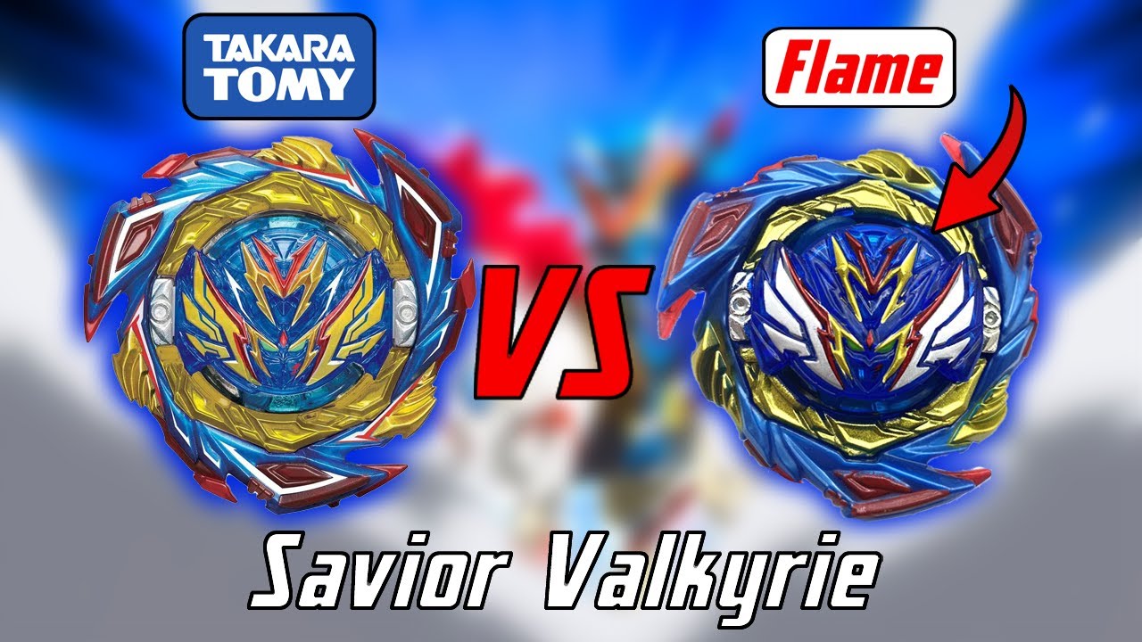 BEYBLADE FAKE TỐT NHẤT?? - Savior Valkyrie Flame brand vs Takara Tomy