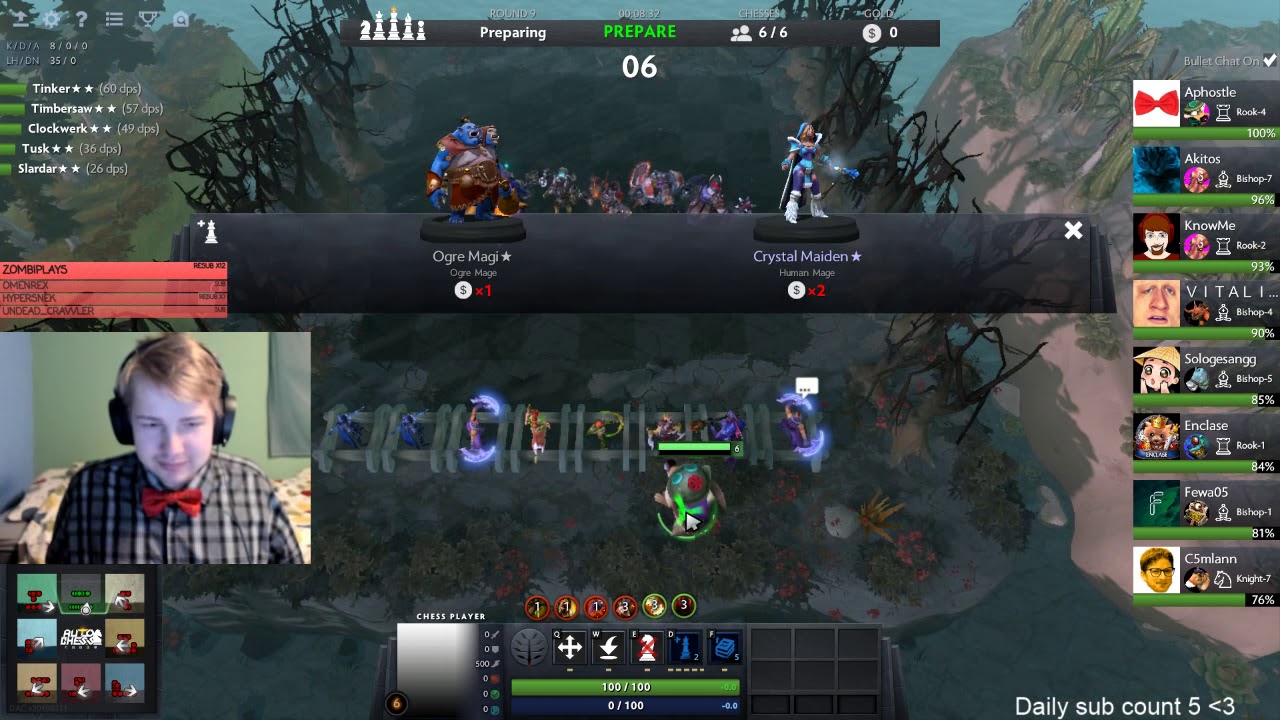 100% win vs 7 german streamers I Aphostle Auto Chess
