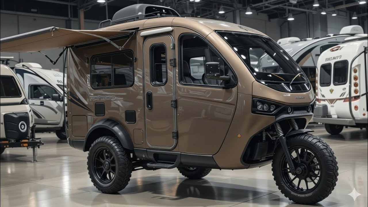 The Ultimate 2026 Luxury Off-Road Tricycle Camper | Compact Beast with Premium Comfort