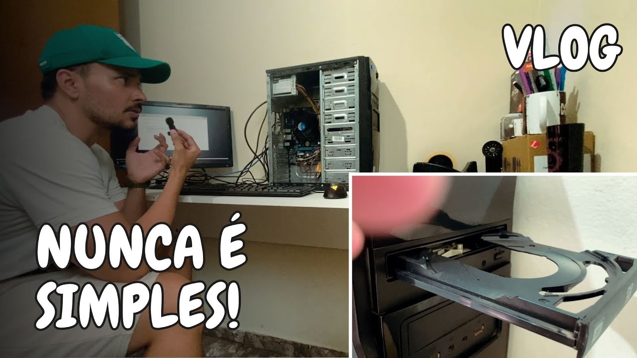 VLOG - Porque essa placa mãe trava? Tem solução?