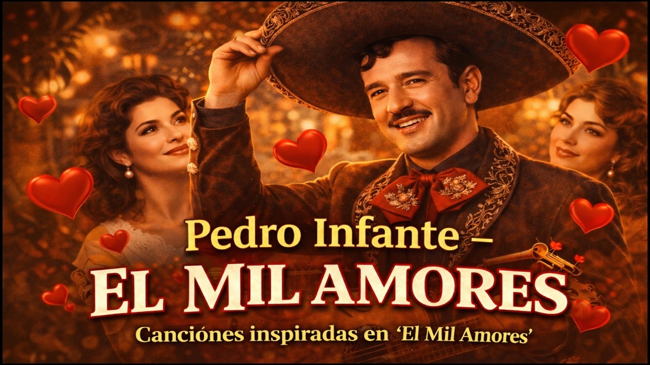 Pedro Infante – El Mil Amores ❤️ 5 Rancheras Románticas Inéditas | Estilo Cine Mexicano Clásico