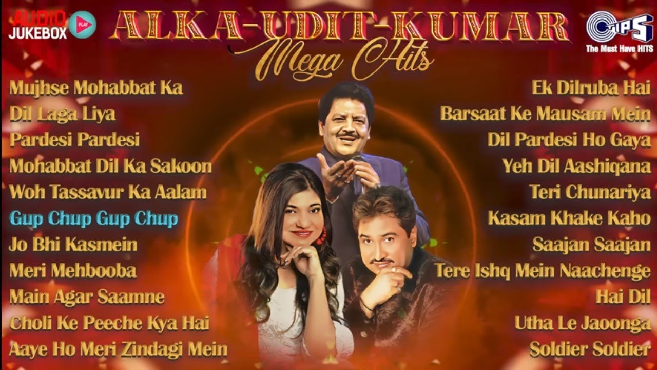 Alka Yagnik, Udit Narayan ,Kumar Sanu mega hits/ India weekly top artist 2026/ audio Jukebox