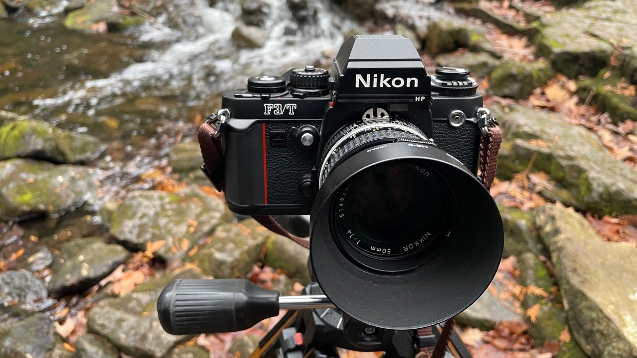 Винтажные объективы Nikon 50 мм на камере Nikon F3